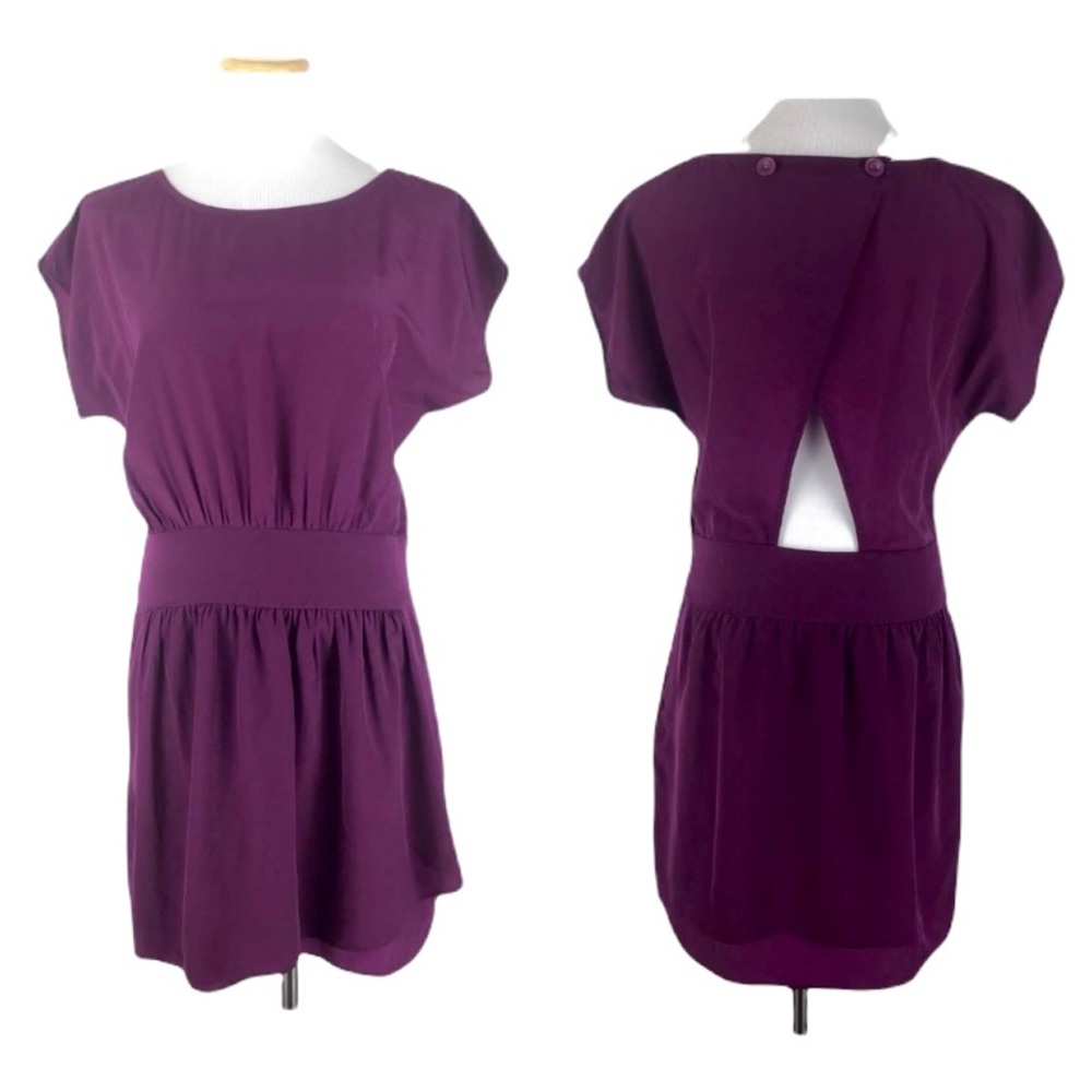 BCBGeneration Grape Purple Casual Tunic Dress Sz 6